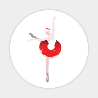 ballerina illustration Magnet